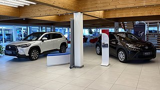 Autohaus Innenansicht mit DryTile Fliesen