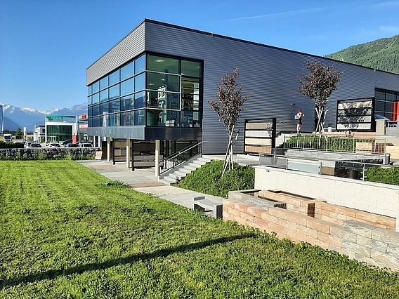 Virtuelle Darstellung des Firmengebäudes in Saalfelden