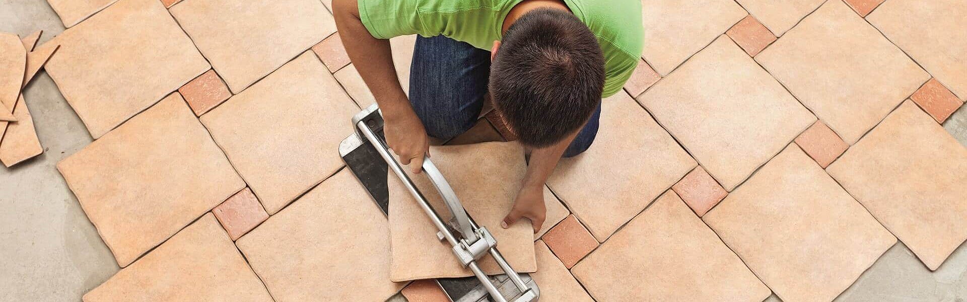 Fliesen legen im Außenbereich