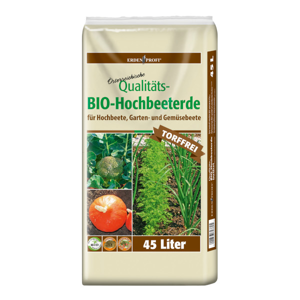 Erdenprofi Bio Hochbeeterde Torffrei 45L