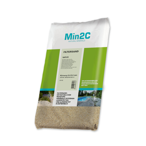 Filtersand Aquasil für die Poolpflege von Min2C